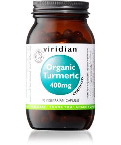 VIRIDIAN ORGANIC TURMERIC 400MG 90CAPS