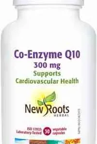 New Roots – Co-Enzyme Q10 300mg, 30 vcaps