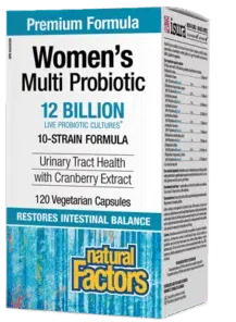 Natural Factors Women’s Multi Probiotic (12 Billion CFU) – 120 capsules