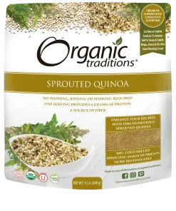 Organic Traditions Sprouted Quinoa – 340g