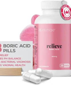 Intimae Relieve Boric Acid Vaginal Suppositories 28’s