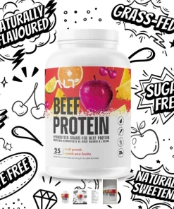 ALT Lifestyle Grass-Fed Beef Protein Isolate – Fruit Punch, 575g