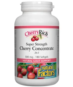 Natural Factors CherryRich® 500mg 180 Softgels