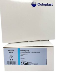 Coloplast Alterna Free Transparent 60mm Ostomy Bag (13976)