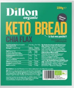 DILLON ORGANIC CHIA KETO BREAD 250G