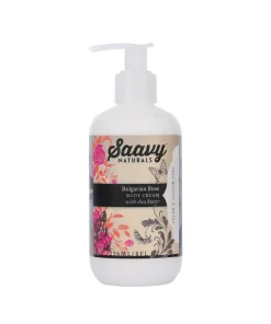 Saavy Naturals – Body Cream: Bulgarian Rose 250mL