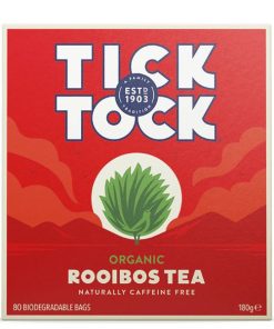 TICK TOCK ORG ROOIBOS TEA BAGS 80S