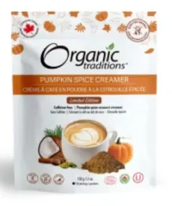 Organic Traditions – Pumpkin Spice Creamer, 150g
