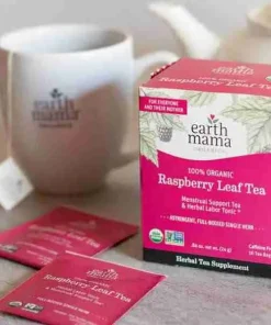 Earth Mama Organics – Organic Raspberry Leaf Tea, 16 Tea Bags