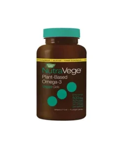 NutraVege – Plant-Based Omega-3 500mg EPA+DHA, 75 Veggie Softgels