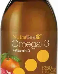 Nature’s Way NutraSea Omega-3 + Vitamin D Crisp Grapefruit Tangerine 200mL