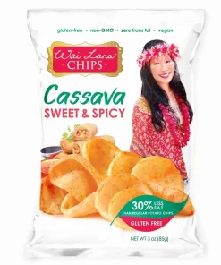 Wai Lana Cassava Chips: Cassava Sweet and Spicy – 85g